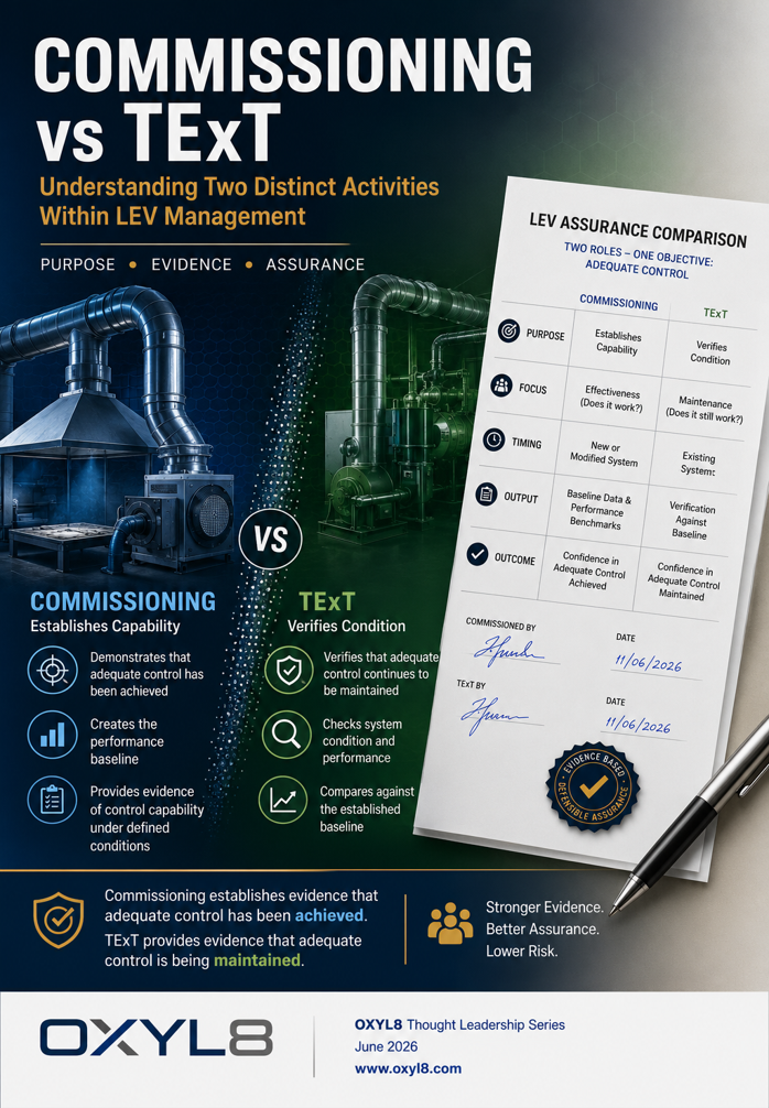 Cover of DHG-003, Commissioning vs TExT