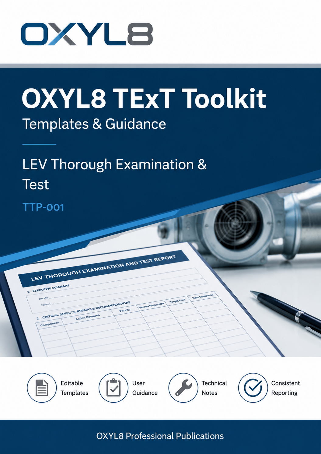 Cover of TTP-001, OXYL8 TExT Toolkit
